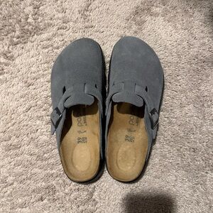 Grey Birkenstock Clogs Papillo